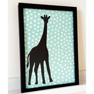 Behangdeco Giraffe -to frame- 21x30