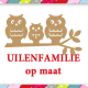 Uilenfamilie Gomille 58x31 - OP MAAT