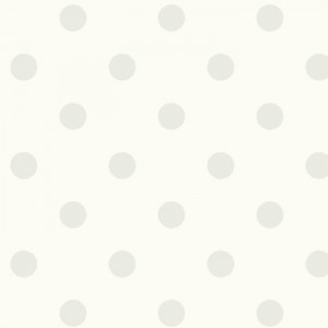 PI97 - Eijffinger PIP studio Dots wit/grijs grote stippen