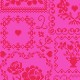 PI07 - Eijffinger PIP cross stitch roze