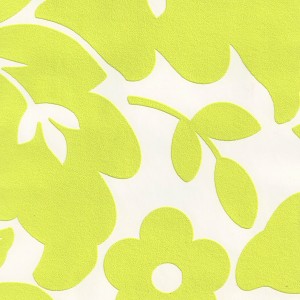 GR61 - Groen wit floraprint