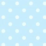 PI96 - Eijffinger PIP studio Dots blauw/wit grote stippen